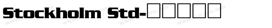 Stockholm Std字体转换